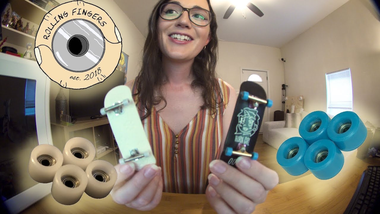 Rolling Fingers Fingerboard Wheels Unboxing & Review