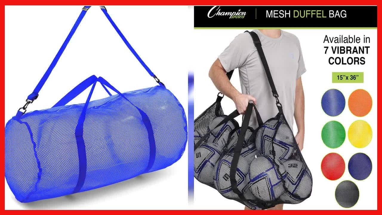 Champion Sports Mesh Duffle Bag Review: The Ultimate Sports Gear Carrier