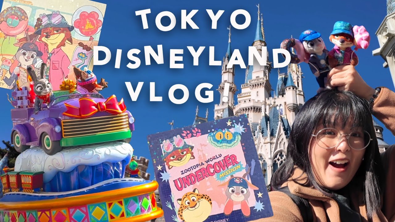 ZOOTOPIA in TOKYO DISNEYLAND 🦊🐰 DAY TRIP from OSAKA to TOKYO 🚄