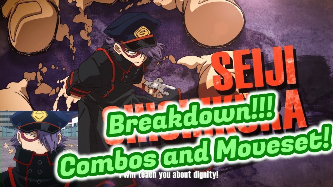 Seiji Beginner Breakdown! Moveset and Combos Day 1! My Hero Ones Justice 2 Seiji Gameplay