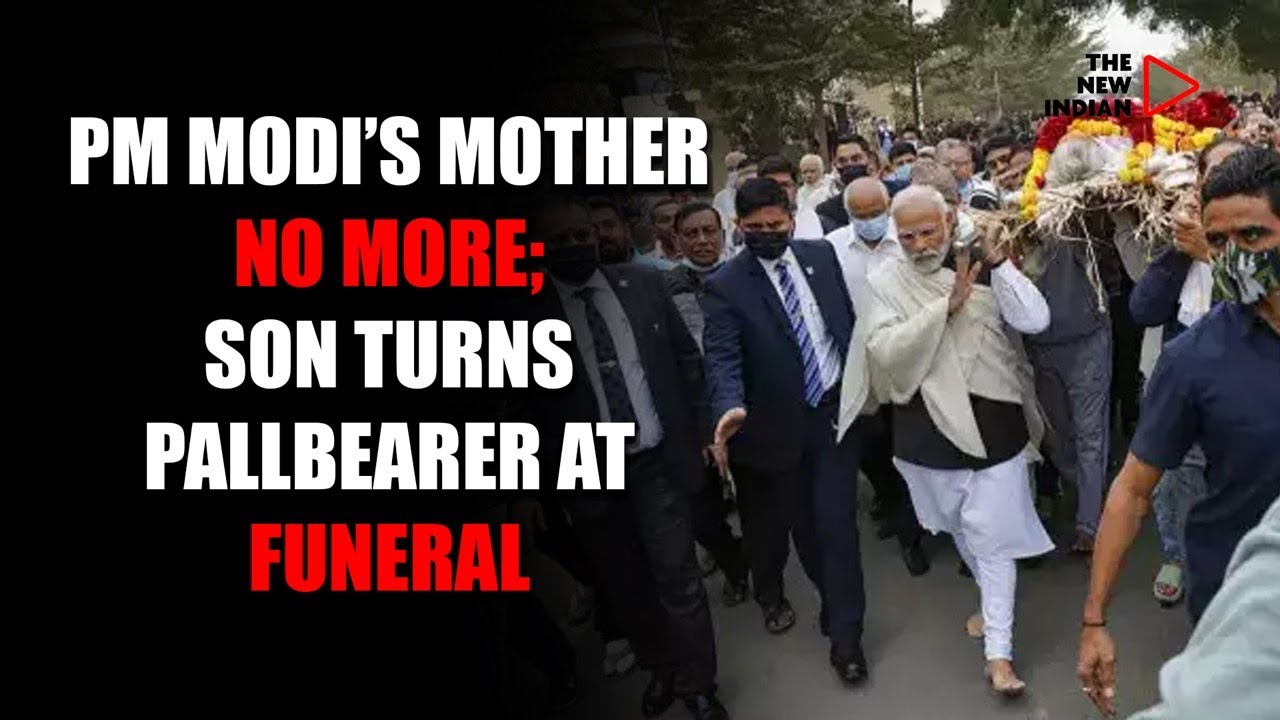 PM Narendra Modi's mother Heeraben died at 100 on December 30, taken for last rites