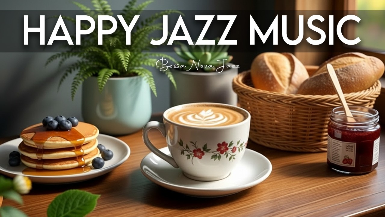 Relaxing Coffee Jazz☕ Morning jazz Music and June Bossa Nova for working, studying