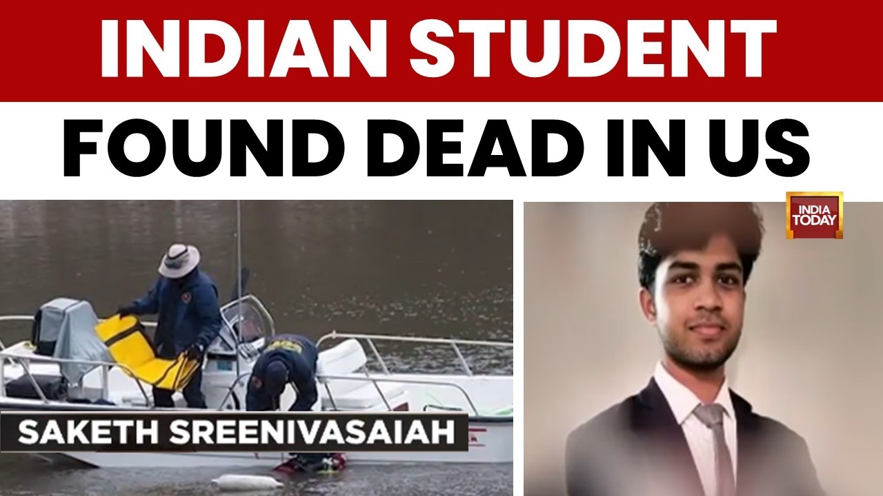 Indian Student Saket Sreenivasaiah Found Dead in US Lake After Week-Long Search | India Today