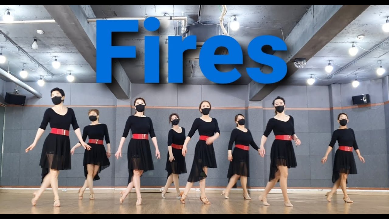 Fires line dance (Improver Viennese Waltz) Demo&Count