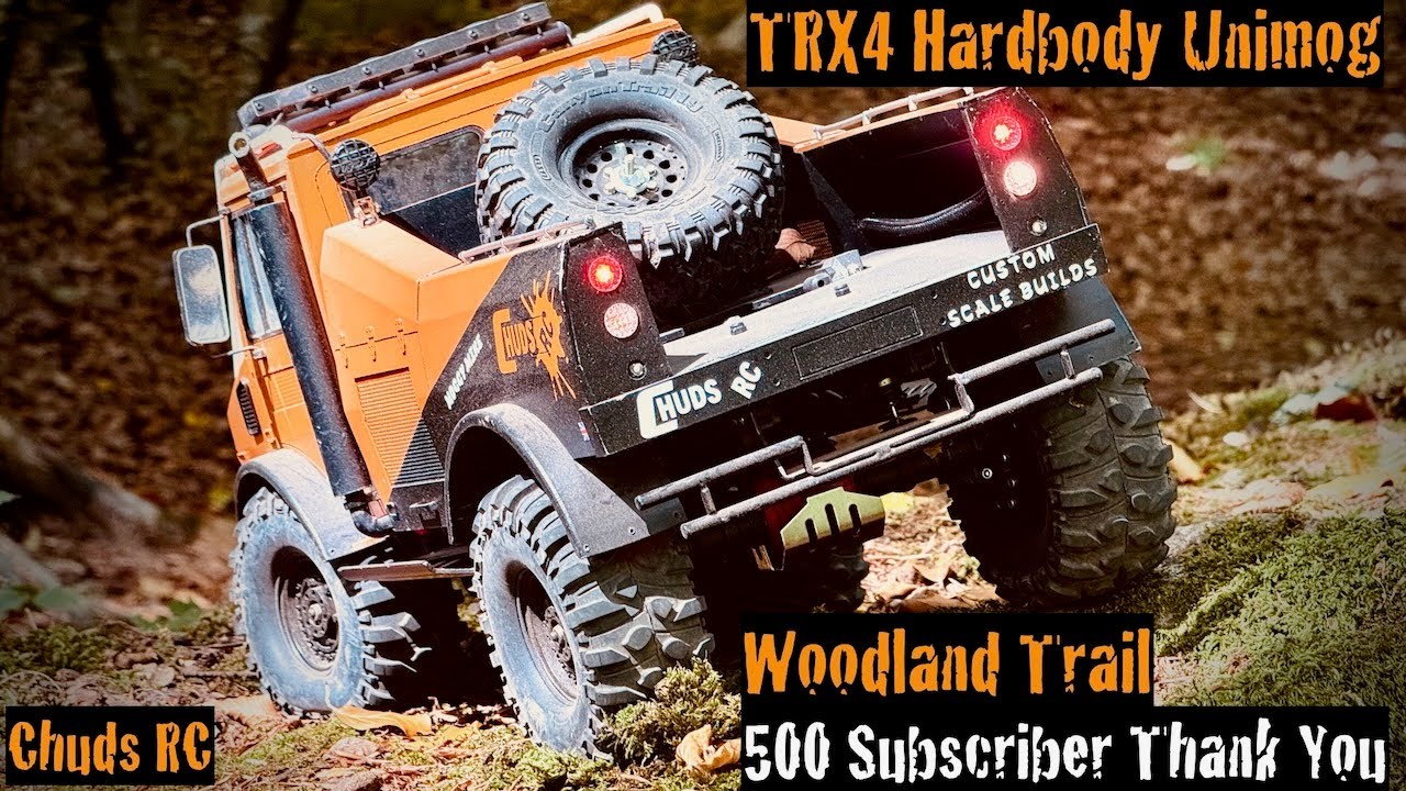 500 Subscriber Thank You, TRX4 Unimog Hardbody Woodland Trail
