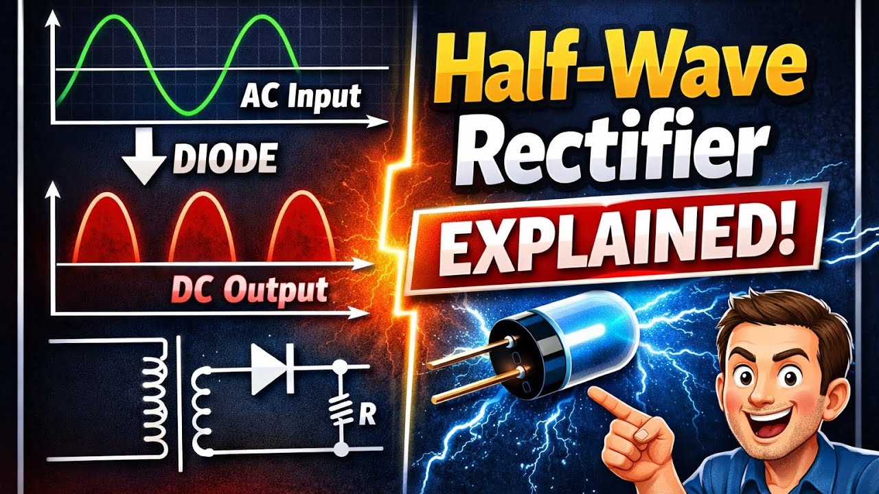 Half wave rectifier explanation 