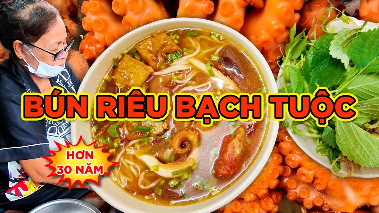 BÚN RIÊU CUA ĐỒNG,BẠCH TUỘC – CUA ĐỒNG NGUYÊN CHẤT THƠM MỊN, BÁCH TUỘC GIÒN NGỌT