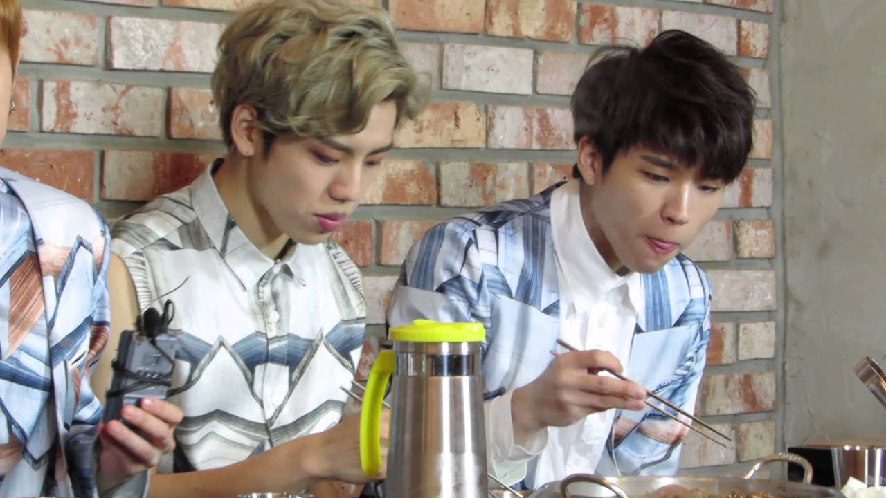 Braised Spicy Chicken...Yeah!.... Infinite (인피니트) with Play J @ Shanghai TV 韩娱星动态