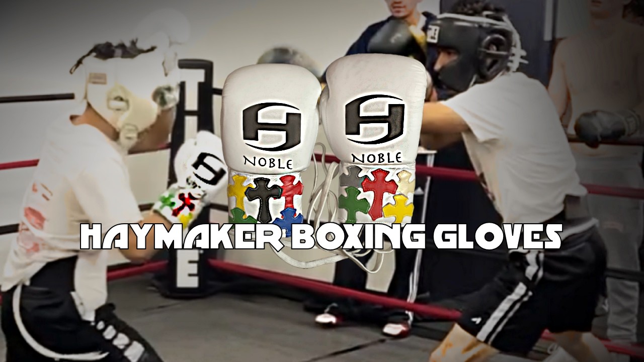 I BOUGHT HAYMAKER BOXING GLOVES.. bc why not.
