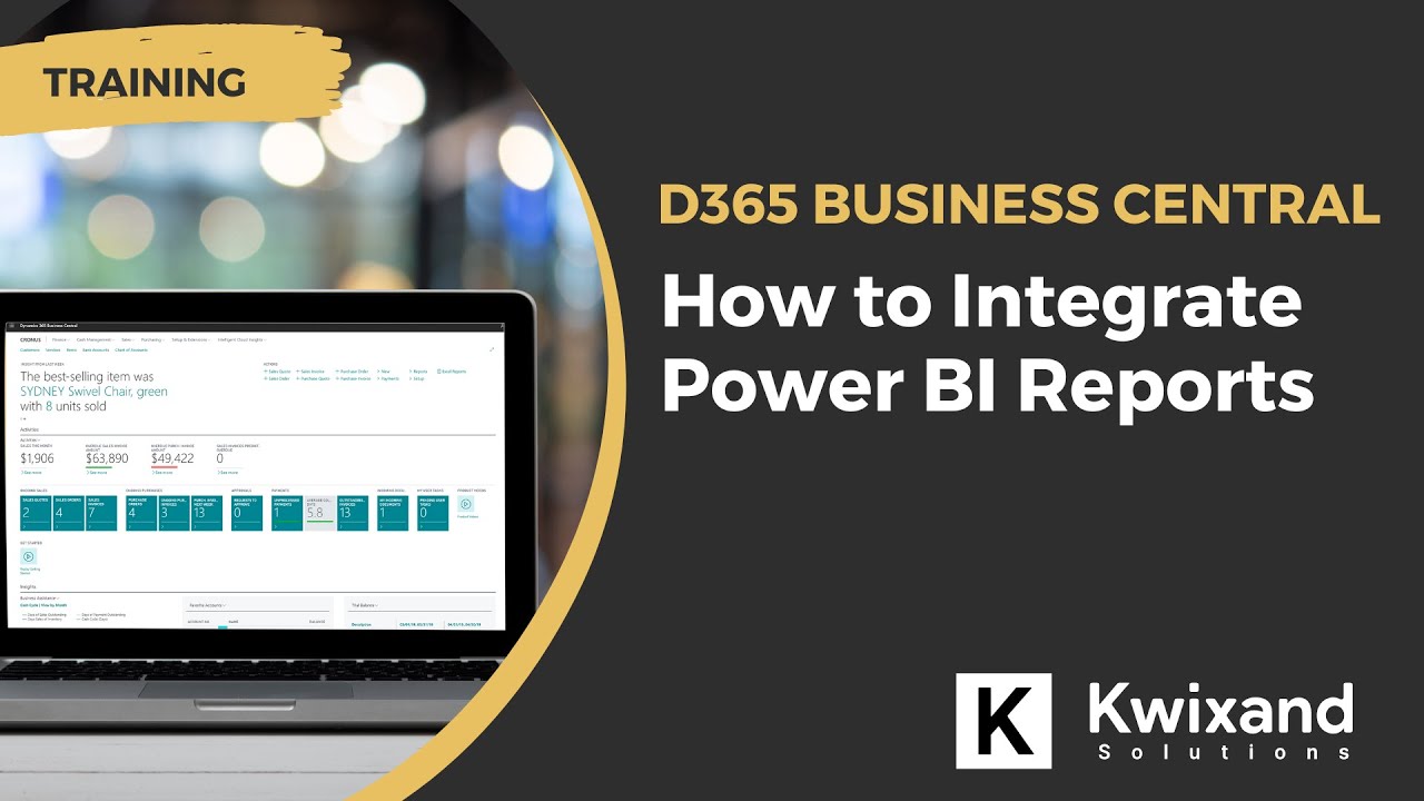 How to Integrate Power BI Reports | Dynamics 365 Business Central