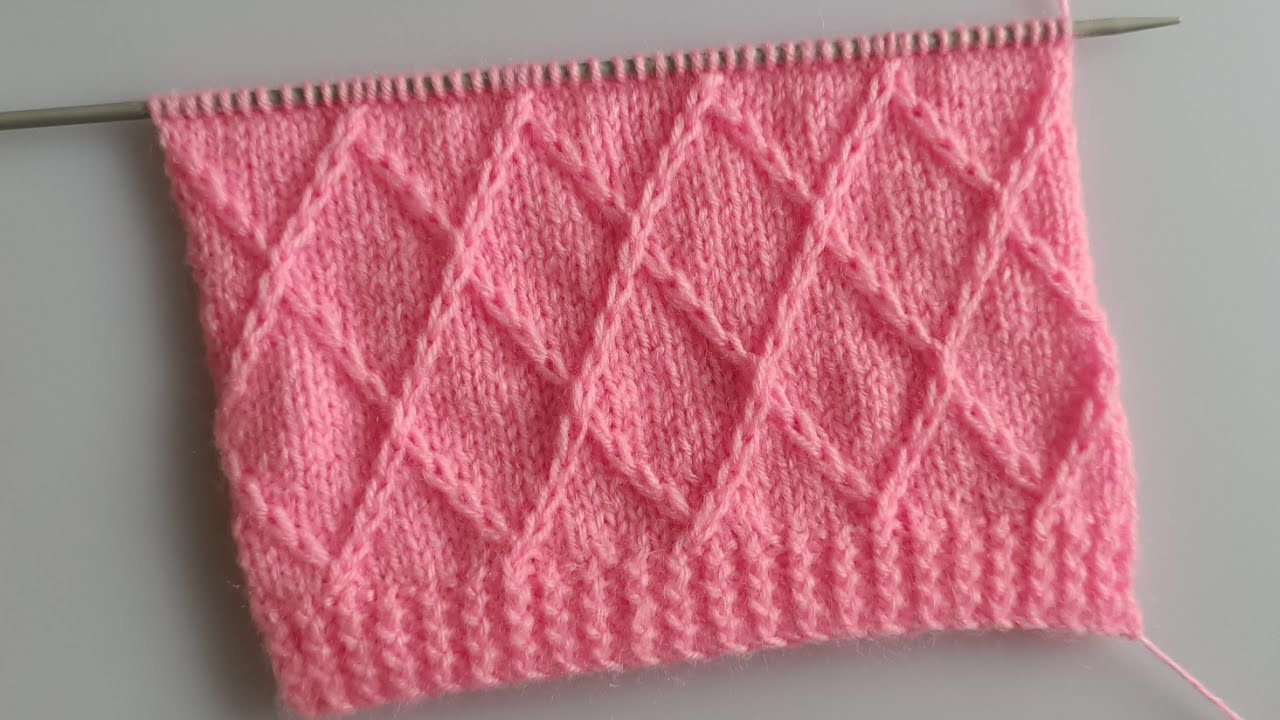 New knitting design/pattern #611 for cardigan, sweater, jacket, frock ||in hindi||