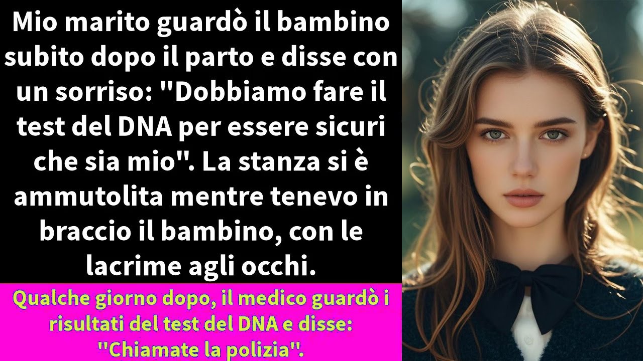 Mio marito guardò il bambino subito dopo il parto e disse con un sorriso: