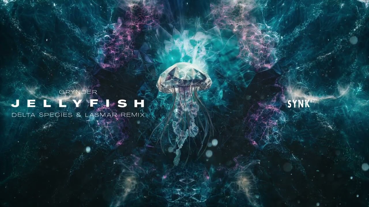 Grynder - Jellyfish (Delta Species & Lasmar RMX) 🌊 [Exclusive Motion Artwork] @ Monkey in Space Rec