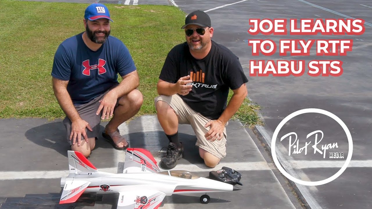 Habu STS 70mm EDF Smart Jet RTF with SAFE Beginner Joe's First Flights Ever