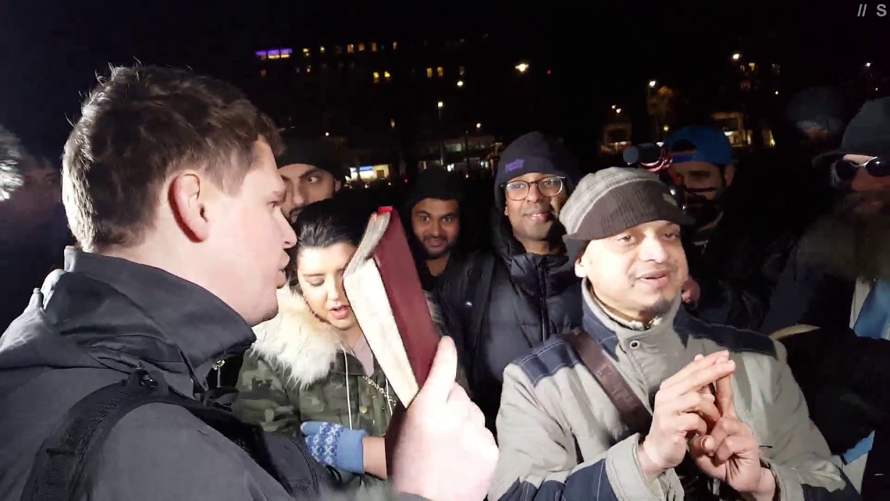 P1 Which God is worthy of Worship! Br Mansur Vs Bob the liar  Speakers Corner Hyde Park