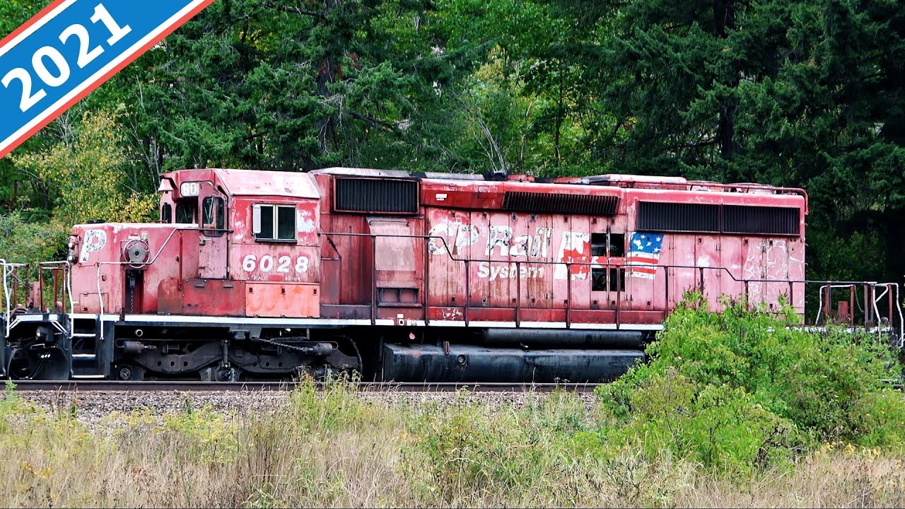 BEST OF CANADIAN PACIFIC TRAINS Part 4, CP SD40-2 OVERLOAD! MEETS, CHASES, Tunnels And Bridges!