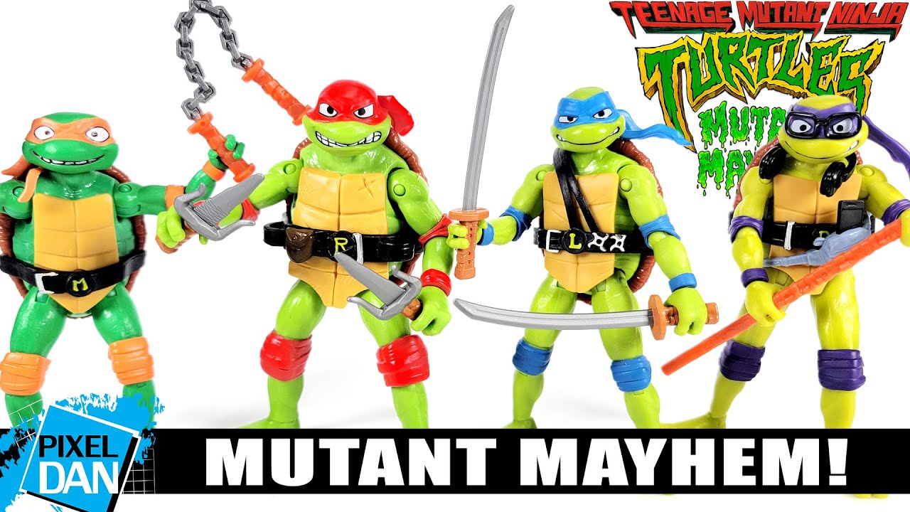 Обзор фигурок TMNT Mutant Mayhem | Teenage Mutant Ninja Turtles