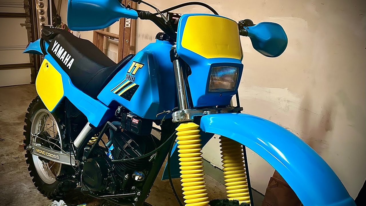 Двухтактный мотоцикл Yamaha IT 490, эндуро (аналог IT 465, YZ 490, KX500, CR 500)