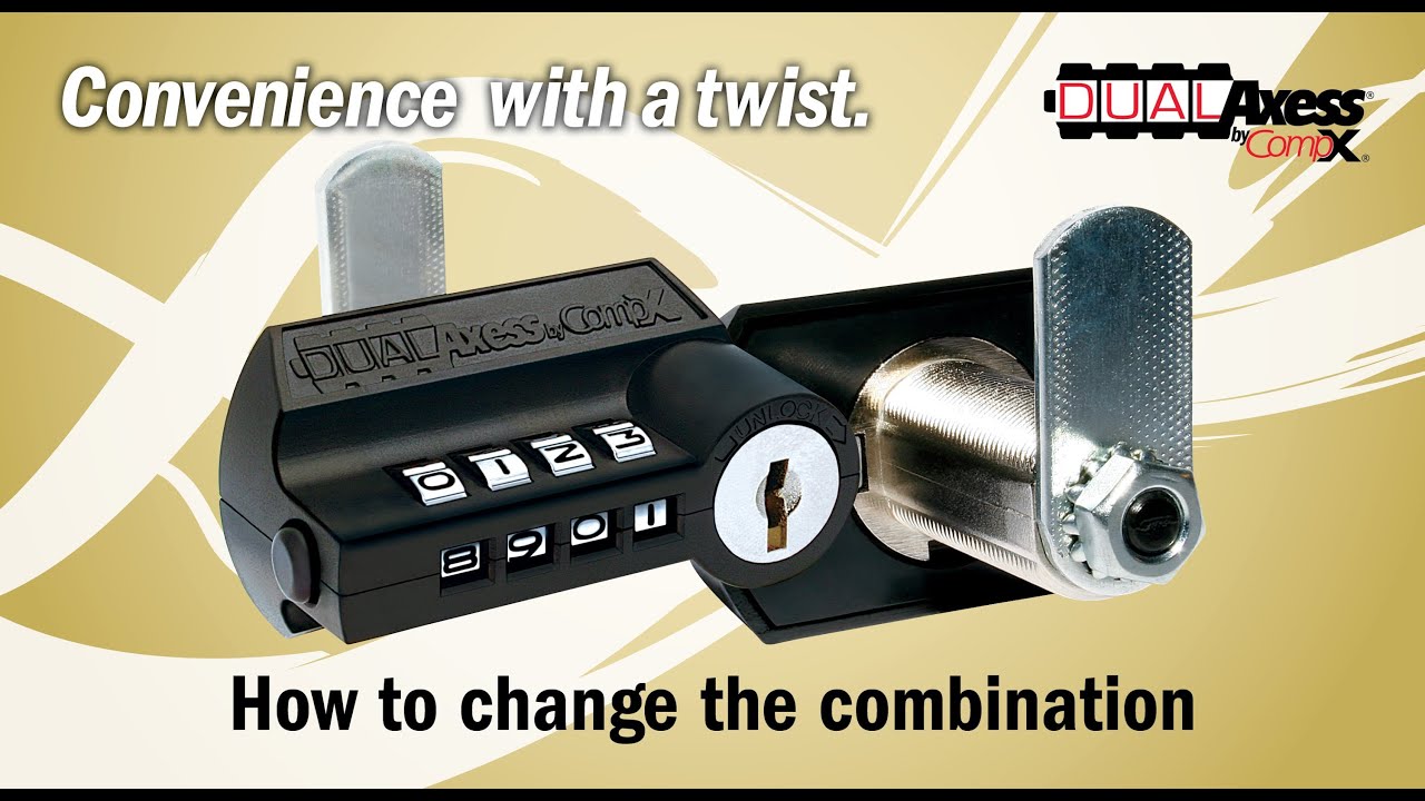 CompX Security Products: DualAxess - How to change the combination