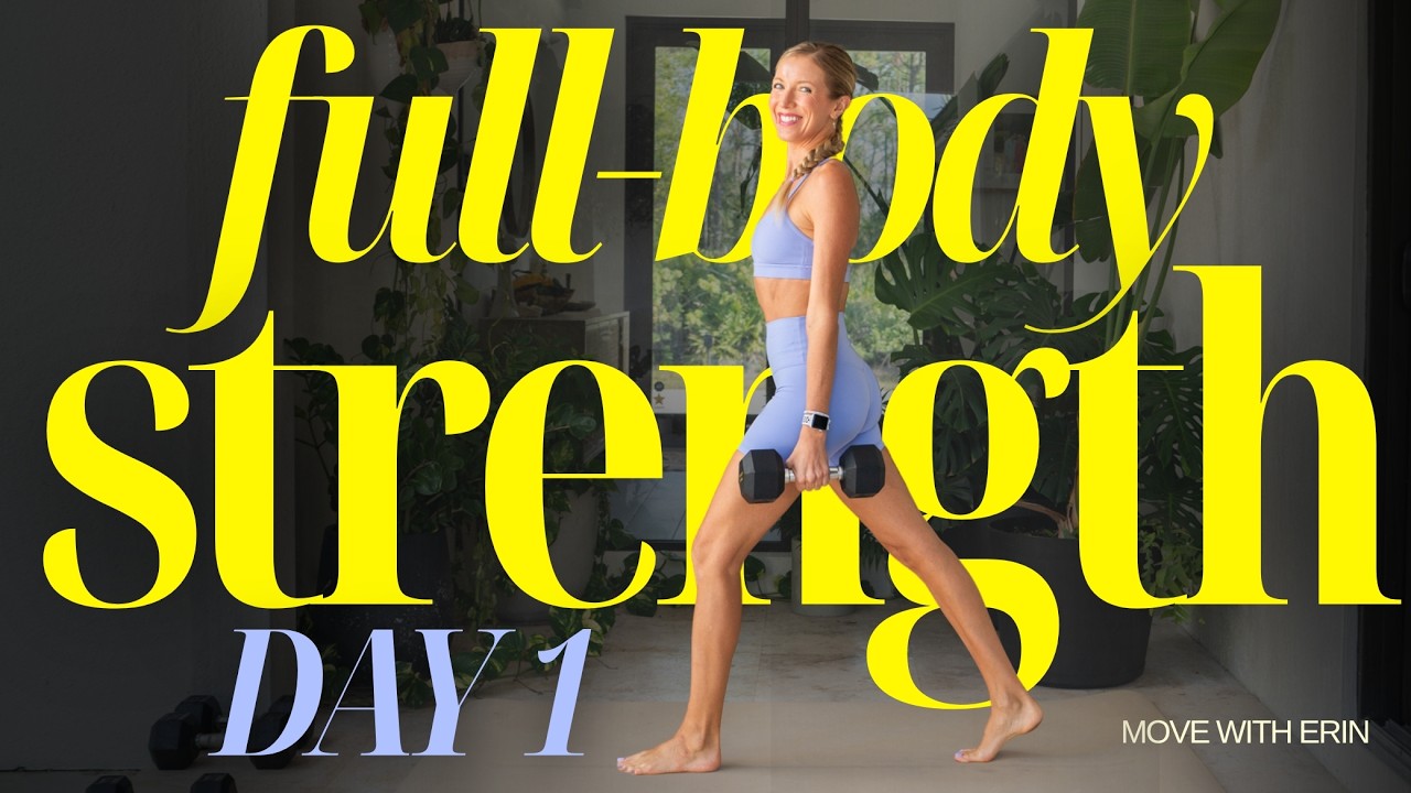 40-Min Full Body Strength Workout | Day 1 of My 4-Week UpLevel Program