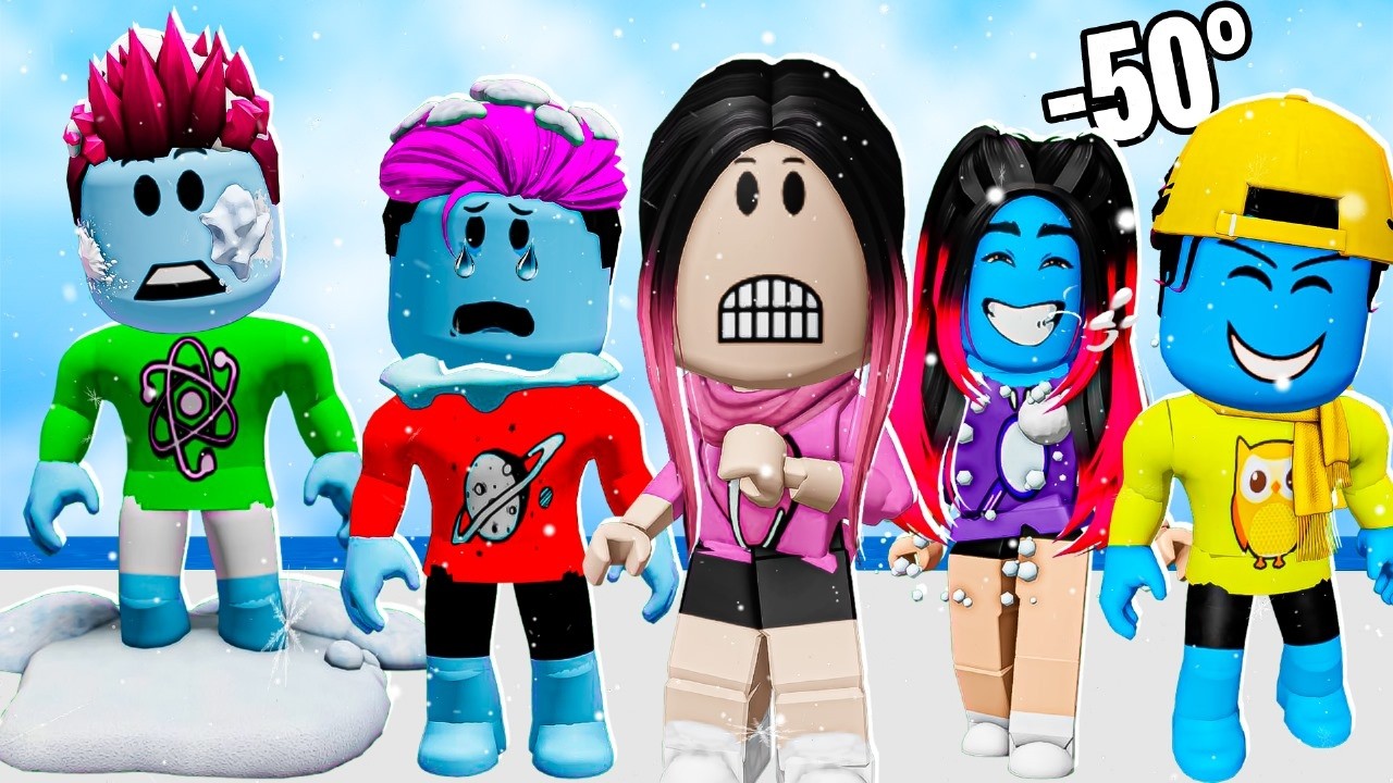 ANA TOYS GAMES SOBREVIVENDO A TEMPESTADE De INVERNO QUE CAUSOU A NEVASCA NO BROOKHAVEN RP!