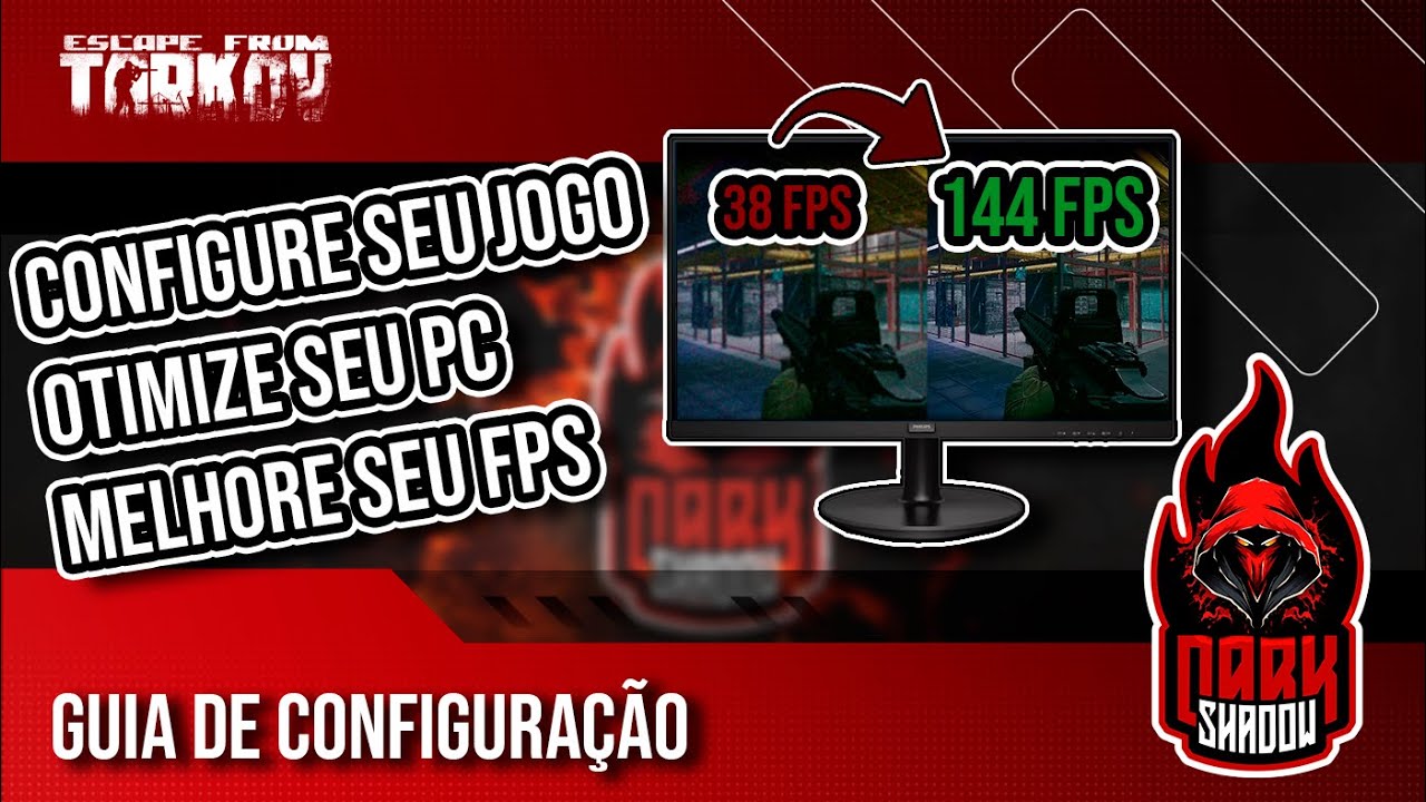 Aumente seu FPS | Configure seu jogo e otimize seu PC para mais FPS! | Escape From Tarkov