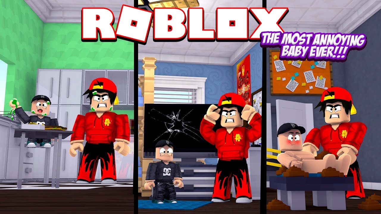 ROBLOX - LOOKING AFTER THE MOST ANNOYING BABY EVER!!