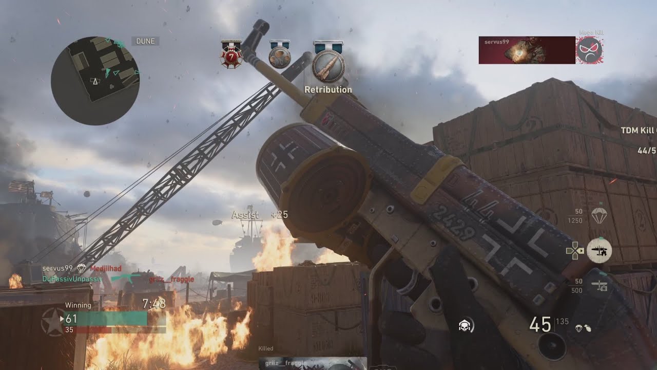 WW2: V2#1121 (GBD-79 Antagonist II) +54 Kills TDM Shipm.