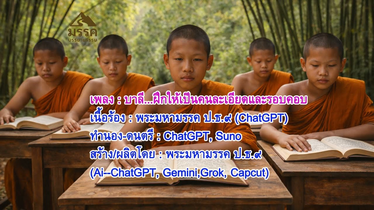 🎵 เพลง บาลี...ฝึกให้เป็นคนละเอียดและรอบคอบOk01