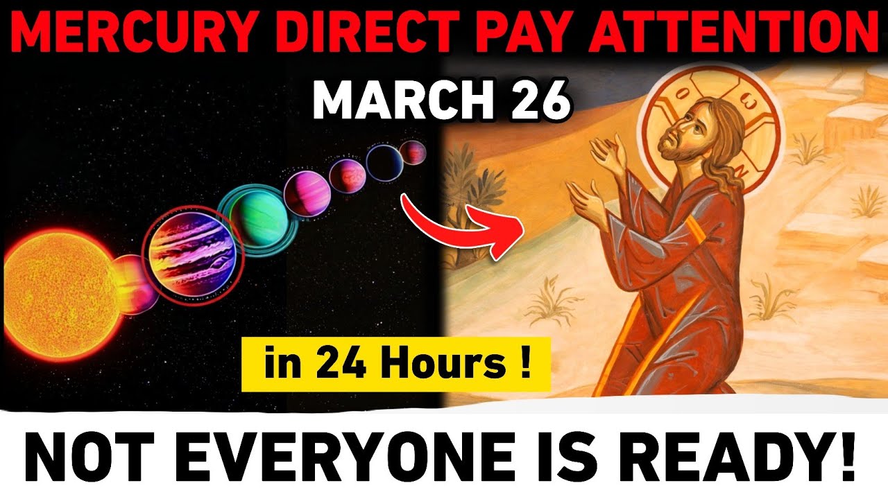 &ldquo;MERCURY DIRECT ⚡ March 26 &mdash; This Found You For A Reason (Not For Everyone)&rdquo;