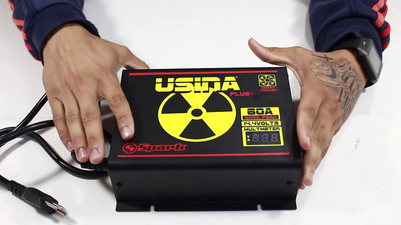 Fonte Usina 60 a Amperes Voltímetro Bivolt Digital Plus +