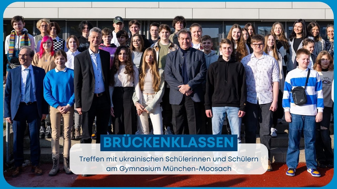 Treffen mit ukrainischen Schülerinnen und Schülern - Bayern