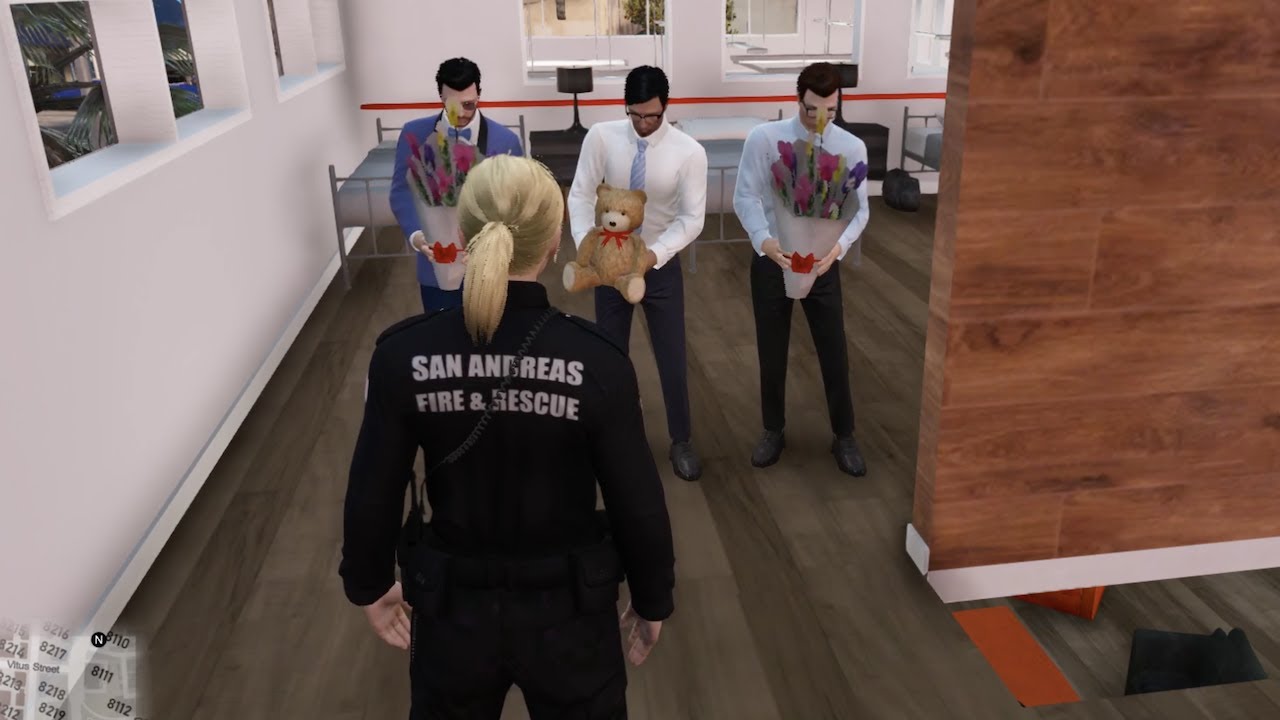 GTA 5 Roleplay- Stuck in a Tree on Valentine’s Day- SA’F 19