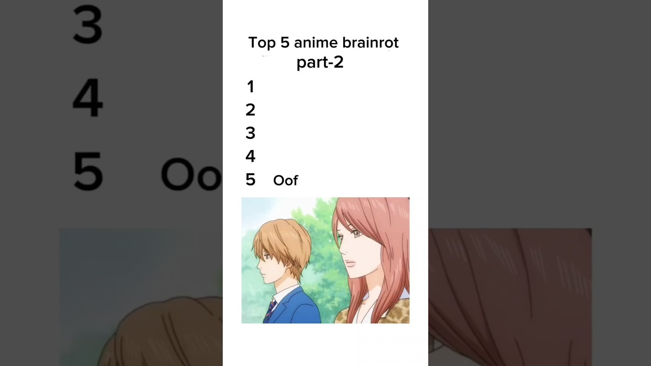 Anime Brainrot Moments part-2😂. #anime #funny