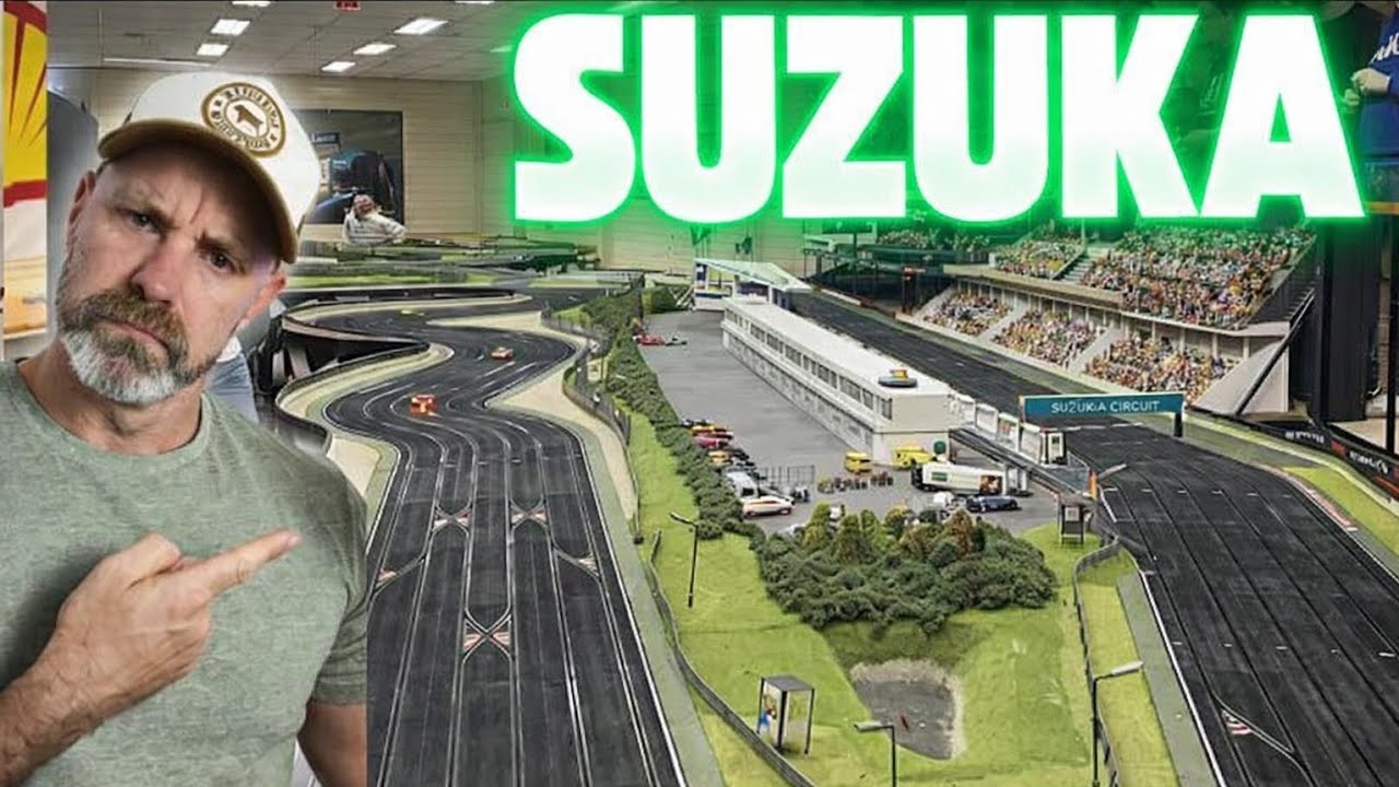 A HUGE Suzuka Digital slot car racing track!! EP:5 #slotcars #race #racing 