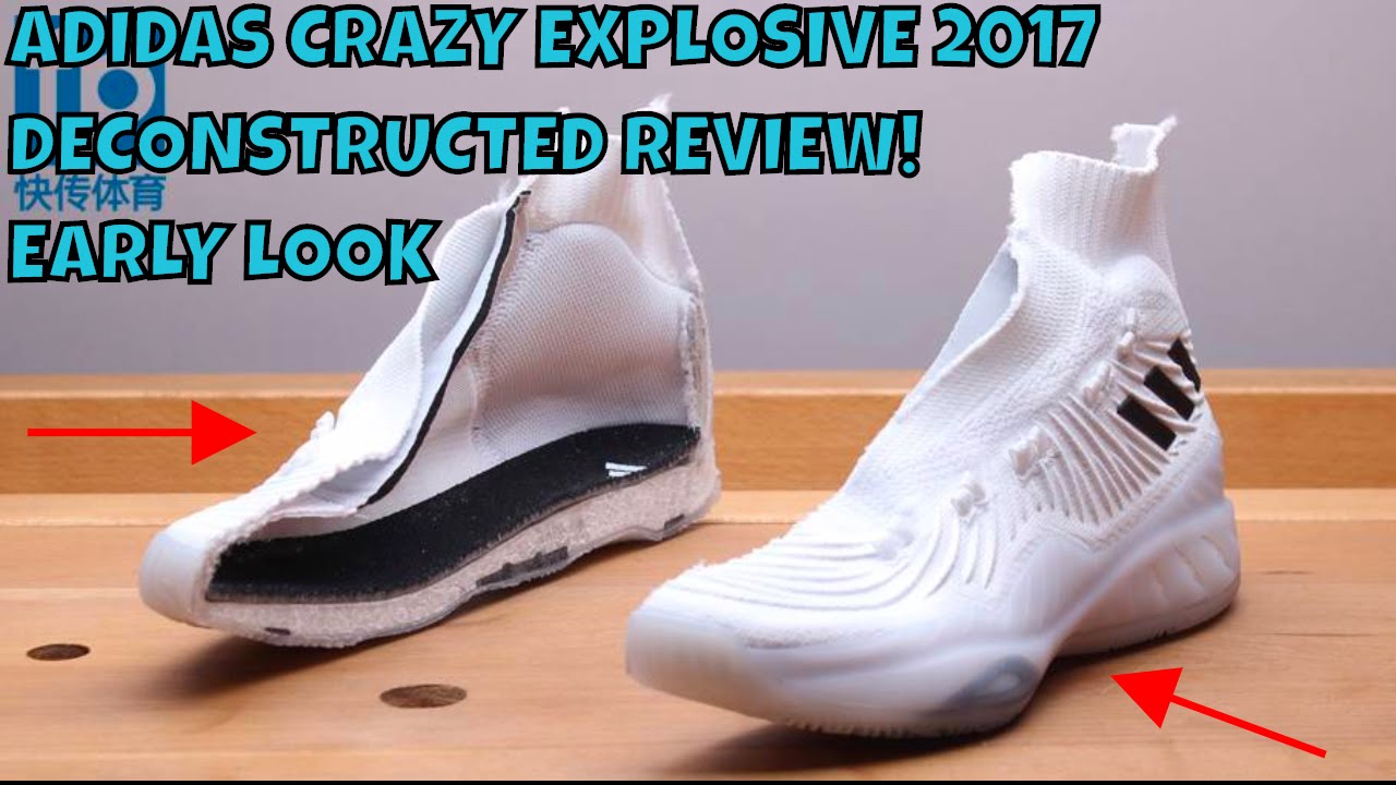 ADIDAS CRAZY EXPLOSIVE 2017 DECONSTRUCTED REVIEW! EARLY LOOK!