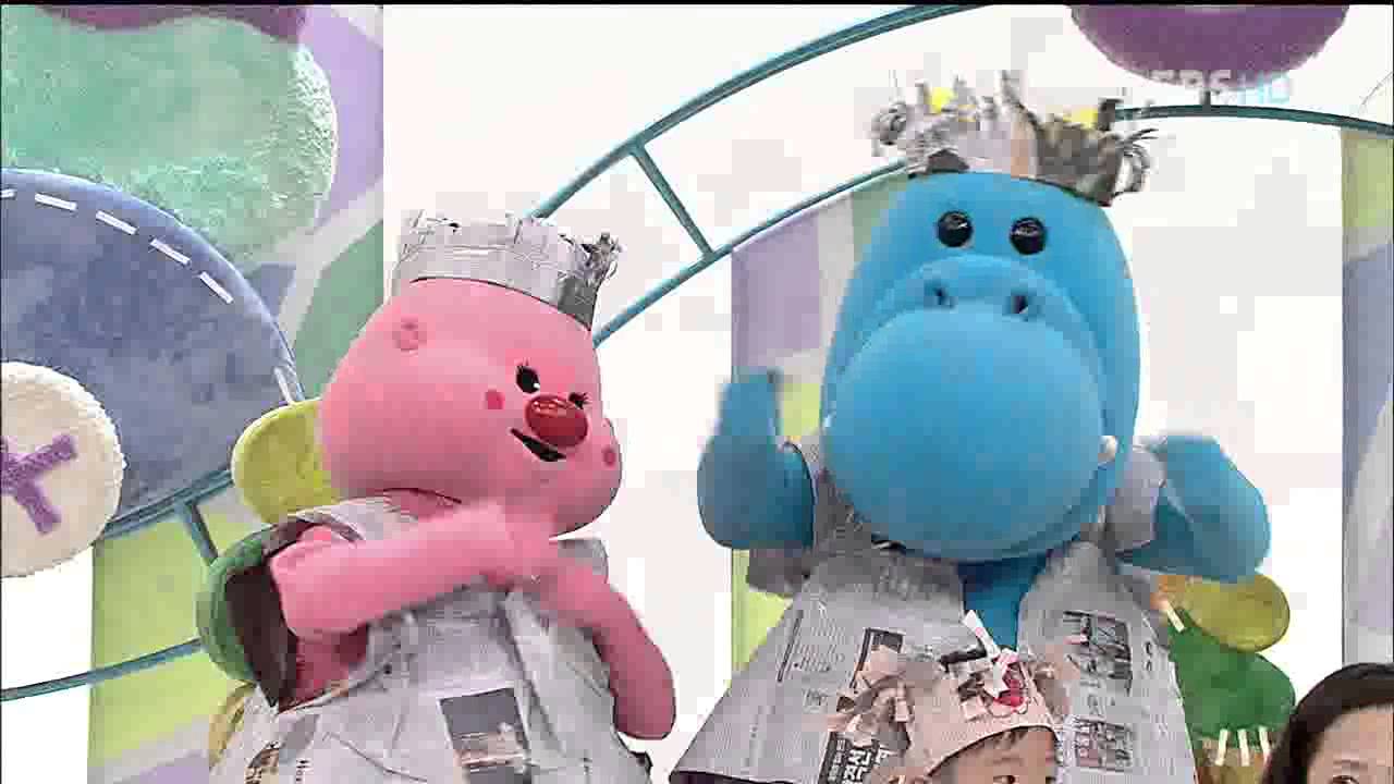 방귀대장 뿡뿡이 - Farting King Pung Pung_신문지 인디언 놀이_#002