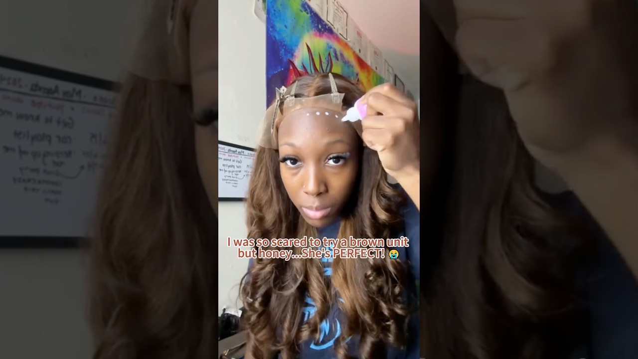 This Chocolate Brown Human Hair is Givinggg 