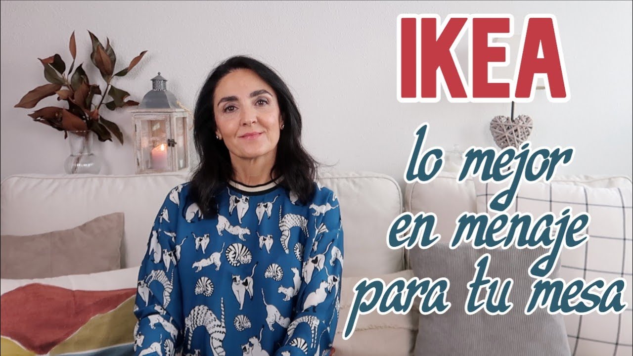 MENAJE DE IKEA PARA UNA MESA ELEGANTE