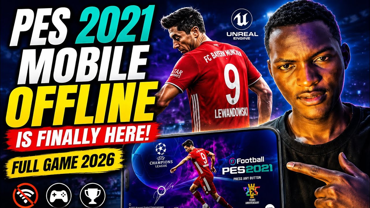 CHEZA PES 2021 MOBILE OFFLINE 2026 | NO INTERNET NEEDED #MASTER_PES