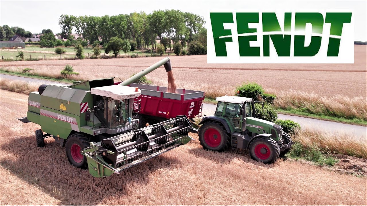 Moisson blé Fendt 5180C / Wheat harvest Fendt 5180C / DJI Air2s