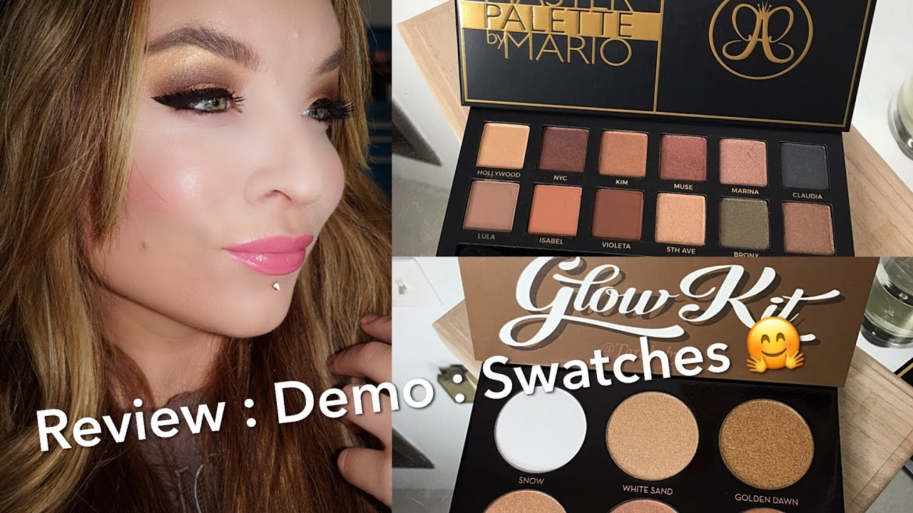 Anastasia Beverly Hills Master Palette by Mario & Ultimate Glow Kit : Review : Demo : Swatches