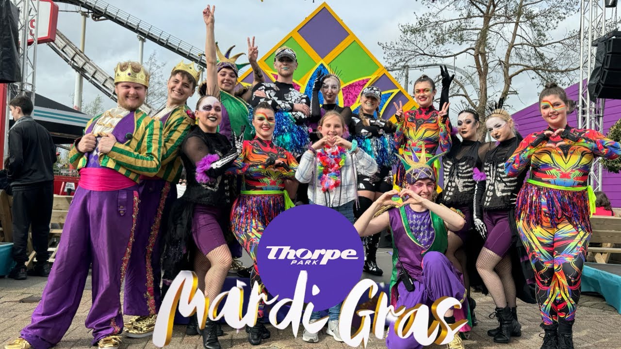 Thorpe Park Mardi Gras 2024 Vlog