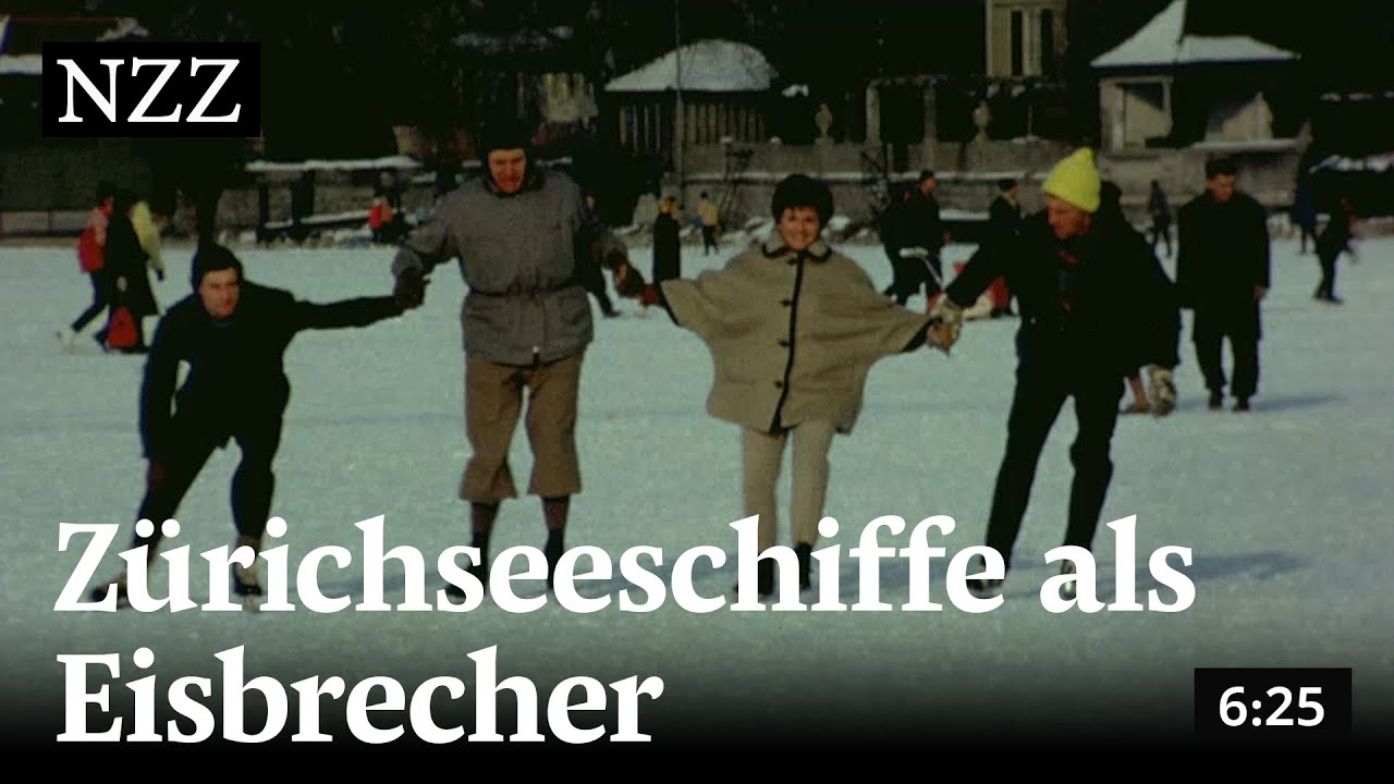 Seegfrörni 1963: Zürichseeschiffe als Eisbrecher