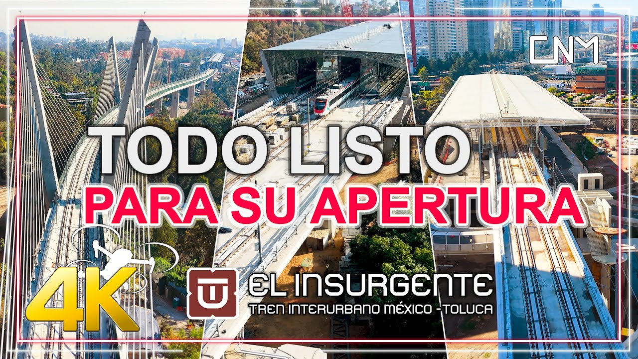 TODO LISTO, ¡Ya hay fecha para su apertura!, Tren El insurgente Santa Fe-Observatorio