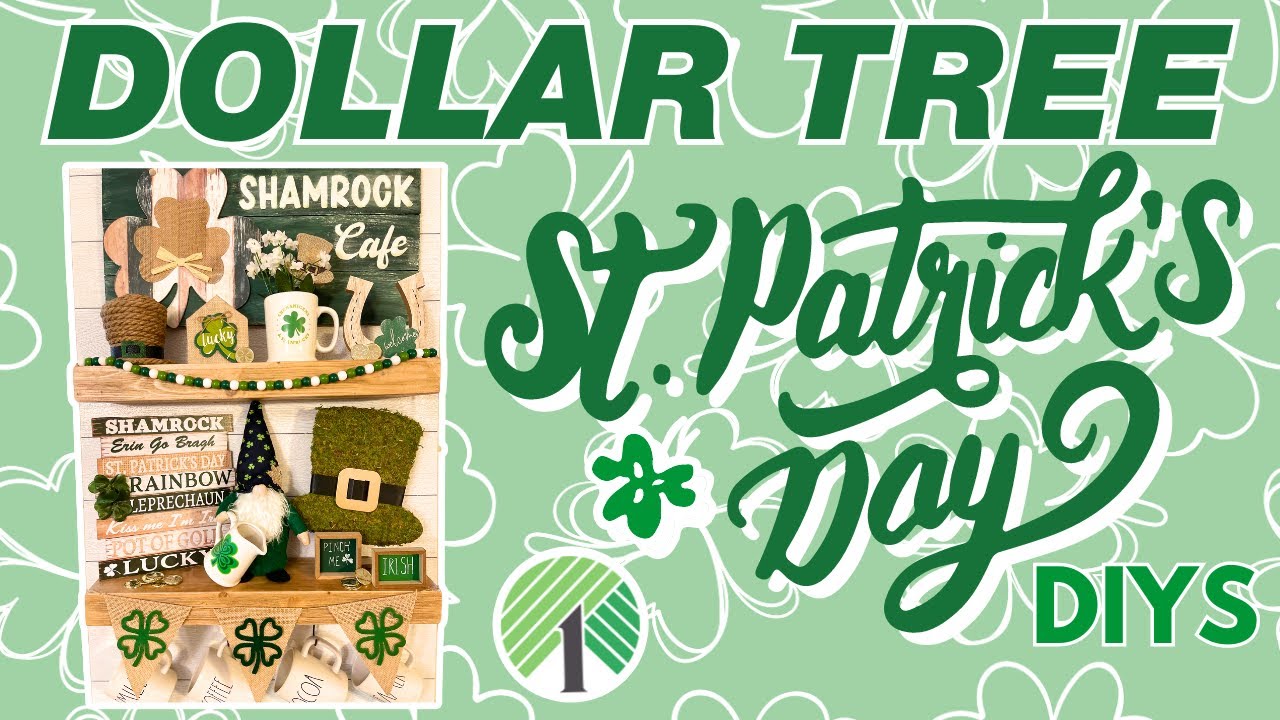 15 BEST St. Patrick's Day Dollar Tree DIYS! Wreath, Coffee Bar & Home Decor