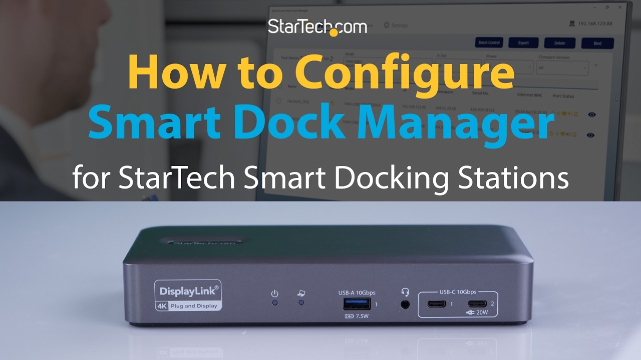 Smart Dock Manager от StarTech.com