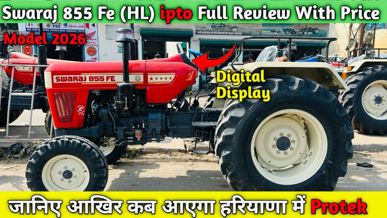 Swaraj 50 HP Tractor😍Swaraj 855 Fe New Model 2026 Full Fetures Review With Price🔥हरियाणा में Protek✅