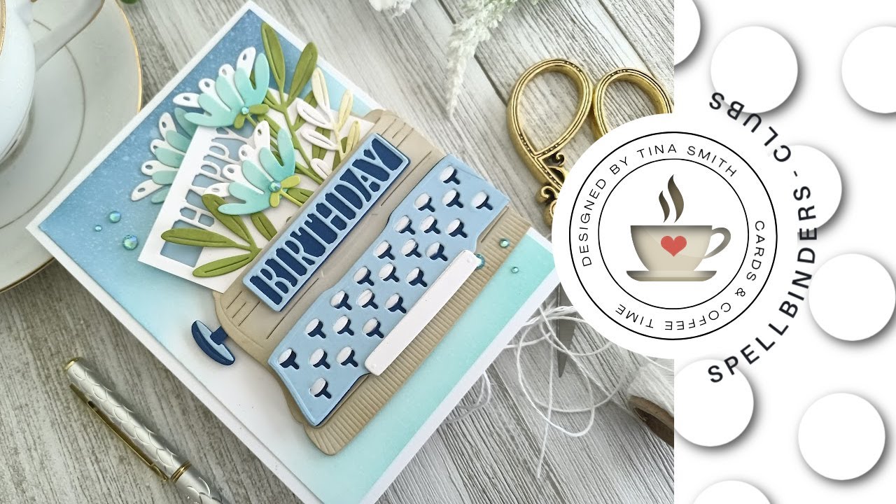 Spellbinders | Large Die of the Month Club | February 2022 | Typing Class