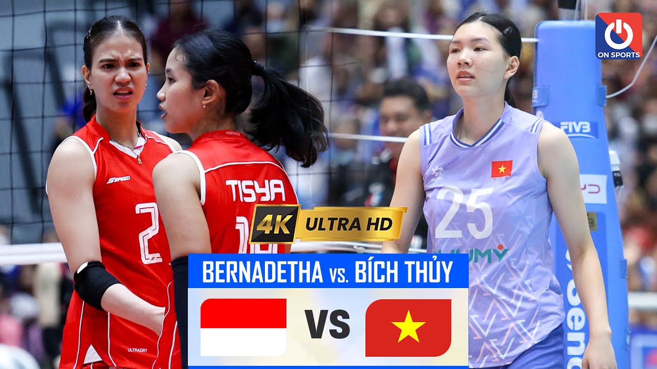 Full 4K | INDONESIA vs VIETNAM | Shella Bernadetha vs. Bích Thủy - Đẳng cấp lên tiếng